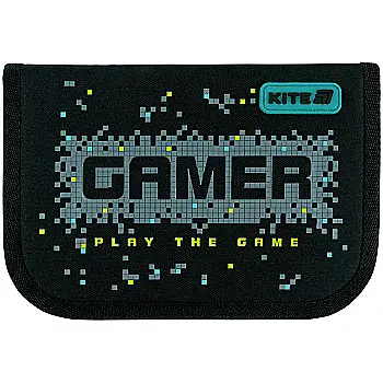 Пенал Kite 1 від., 1 відв., без наповнення 621 Play the Game, K26-621-8