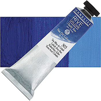 Фарба олійна "Rive gauche" 40 мл, кобальт синій відтінок (Cobalt Blue Hue), N130312.303