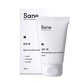 Крем для лица дневной с SPF 15 "Sane", ТМ "Мони"