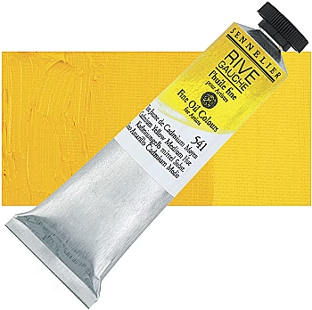 Фарба олійна "Rive gauche" 40 мл, жовтий кадмій середній відтінок (Cadmium Yellow Medium Hue), N130312.541