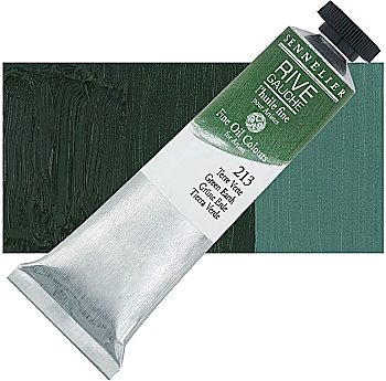 Фарба олійна "Rive gauche" 40 мл, зелена земля (Green Earth), N130312.213