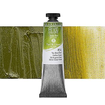 Фарба олійна "Rive gauche" 40 мл, золотисто-зелений (Golden Green), N130312.851
