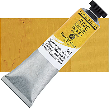 Фарба олійна "Rive gauche" 40 мл, кадмій жовтий глибокий віддінок (Cadmium Yellow Deep Hue), N130312.543