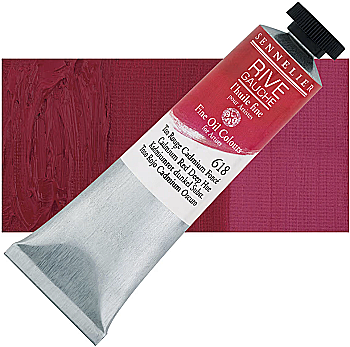 Фарба олійна "Rive gauche" 40 мл, кадмій червоний глибокий відтінок (Cadmium Red Deep Hue), N130312.618