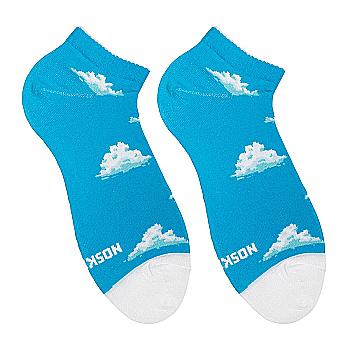 Носки Короткие "Тучи" р. 36-40, clouds36k