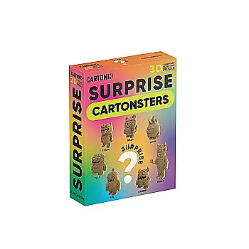 Картонний конструктор "Cartonic 3D Puzzle SURPRISE CARTONSTERS", CARTSURPSTERS