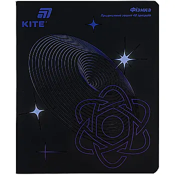 Тетрадь 48 кл, Предметка - Физика, софт тач+УФ, Lumen, K26-240-2