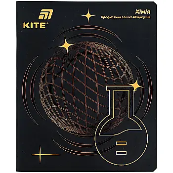 Тетрадь 48 кл, Предметка - Химия, софт тач+УФ, Lumen, K26-240-6