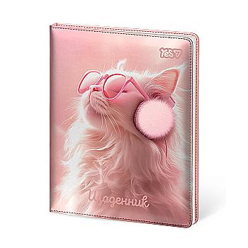 Щоденник шкільний Yes "Cat Dream" PU, твердий, A5, 40 арк., 911689