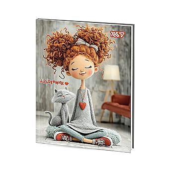 Щоденник шкільний Yes "Curly Girl" інтегральний, A5, 40 арк., 911733