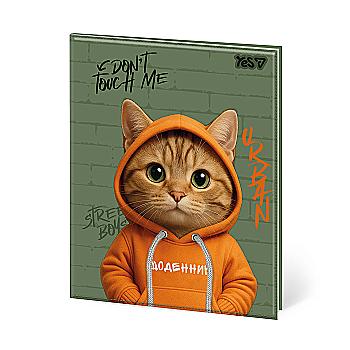 Щоденник шкільний Yes "Urban Cat" PU, твердий, A5, 40 арк., 911694
