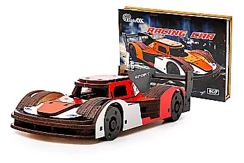 Конструктор дерев’яний 3D "Racing Car", PuzzleOk