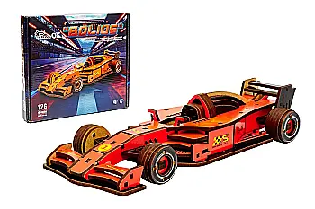 Конструктор дерев’яний 3D "Болід", PuzzleOk