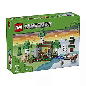 Конструктор Lego Minecraft "Приключение первой ночи", 21593