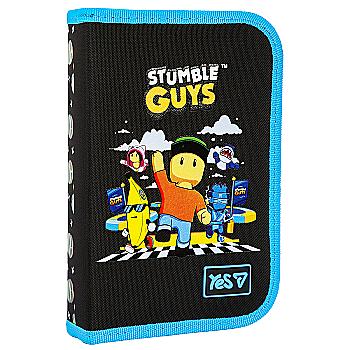 Пенал твердий Yes одинарний з двома клапанами HP-04 "Stumble Guys", 533747