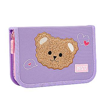 Пенал твердий Yes одинарний з клапаном HP-03 "Bear Rules", 533728