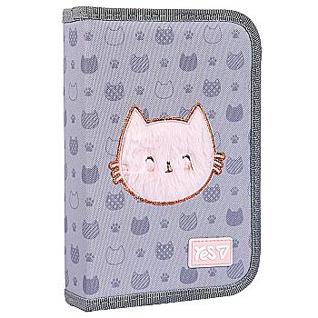 Пенал твердий Yes одинарний з клапаном HP-03 "Cat Yes", 533868