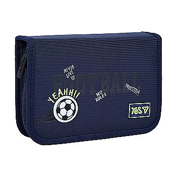 Пенал твердий Yes одинарний з клапаном HP-03 "Football", 533869
