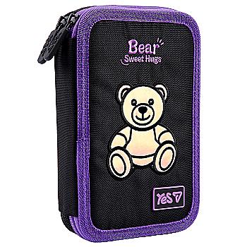 Пенал твердий Yes подвійний HP-01 "Bear Sweet Hugs", 533710