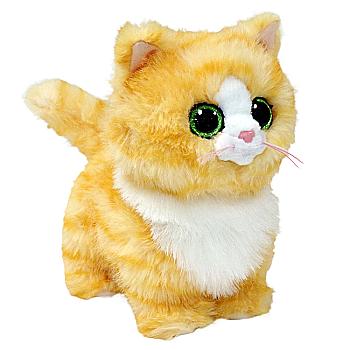 Дитяча іграшка м’яконабивна TY Beanie Babies Руда кішка "МЕЛАНІ" 15 см, 37410