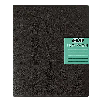 Тетрадь 36 кл, Предметка - География, Black, KIDS LINE, ZB.1730-02