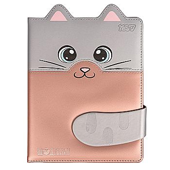 Щоденник шкільний Yes "Cat Tail" PU, твердий, A5, 40 арк., 911687
