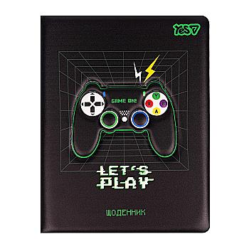 Щоденник шкільний Yes "Gamepad" PU, твердий, A5, 40 арк., 911695