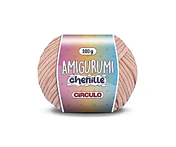 Пряжа 3112 Пудра (100% поліестер, 100 гр. 110 м. 4 мот. в уп.), ТМ "Amigurumi Slim"
