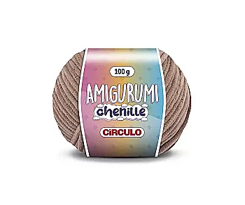 Пряжа 7567 Коричневий (100% поліестер, 100гр. 110м. 4 мот. в уп.), ТМ "Amigurumi Slim"