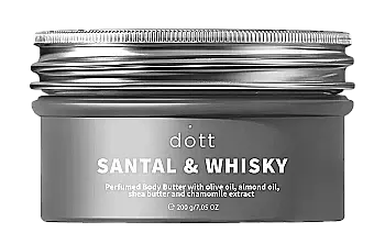 Парфумований батер для тіла "SANTAL & WHISKY", ТМ Dott