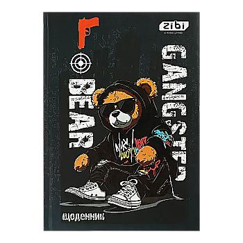 Щоденник шкільний В5 Bear Toy, 40арк, тверд. обкл., матова ламінація, виб. УФ-лак, KIDS Line, ZB.13765-25