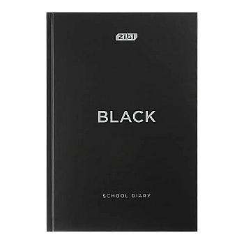 Щоденник шкільний В5 Black, 40арк, тверд. обкл., матова ламінація, чорний, KIDS Line, ZB.13760-01