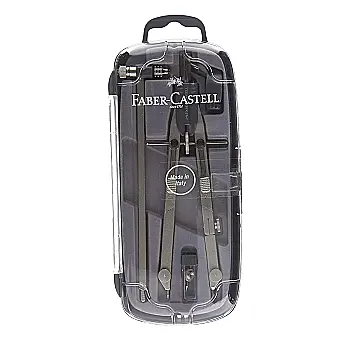 Циркуль Compass brass "School" з подовжувачем, діаметр до 570 мм, 174607 Faber-Castell