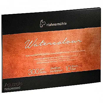 Склейка для акварелі WC The Collection блок 30х40 10а 300г НР, А3, Hahnemuhle