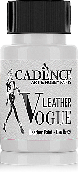 Фарба по шкірі Vogue Leather Paint, 50 мл,білий, 470563
