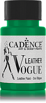 Фарба по шкірі Vogue Leather Paint, 50 мл,зелений, 470572