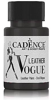 Фарба по шкірі Vogue Leather Paint, 50 мл,коричневий, 470573