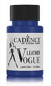 Фарба по шкірі Vogue Leather Paint, 50 мл,синій, 470571