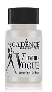 Фарба по шкірі металік Vogue Leather Paint, 50 мл,платиновий, 470576