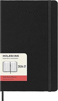 Щоденник 2026-2027 середній / Чорний, Moleskine, DHB18DC3Y27