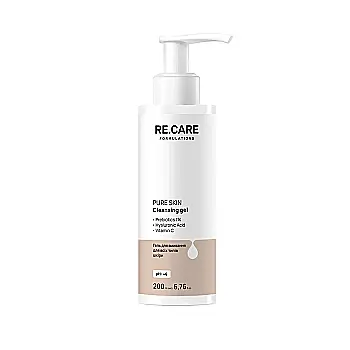 Гель для вмивання для всіх типів шкіри Pure Skin Cleansing Gel RECARE 200 мл, 289642
