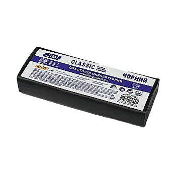 Пластилін скульптурний Classic черный, 250г, ZB.62991-01