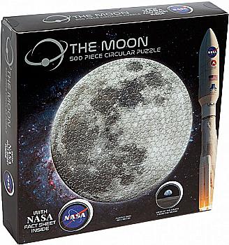 Пазл круглий "Місяць", 500 елем. RMS-NASA, 82-0022-B