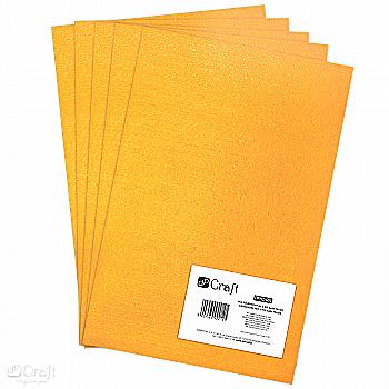 Фетр листовий (поліестер) А4, Темно-жовтий, DPFC-005 DpCraft Фетр листовий (поліестер) А4, Темно-жовтий, DPFC-005 DpCraft