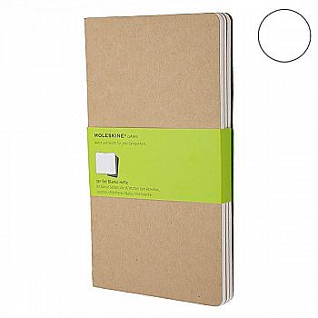 Блокнот Беж средний нелинованный, Moleskine Cahier (2шт), QP418VF Блокнот Беж средний нелинованный, Moleskine Cahier (2шт), QP418VF