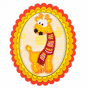 Магніт для вишивання бісером з фігурною рамкою, FLD-007