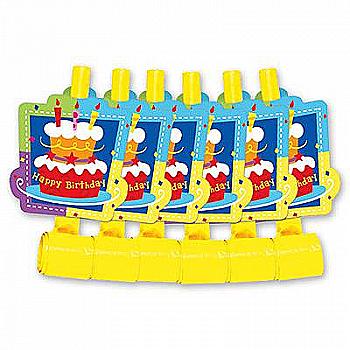 Язік-гудок Торт Birthday 6 ед, 1501-1150
