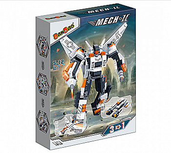 Конструктор-трансформер "Mech 2" Хамер, 6317, Banbao Конструктор-трансформер "Mech 2" Хамер, 6317, Banbao