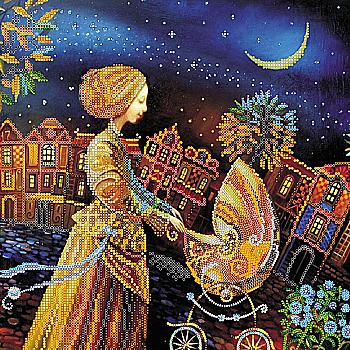 Схема для вишивки бісером "Колискова на нічь", AC-324 Схема для вишивки бісером "Колискова на нічь", AC-324