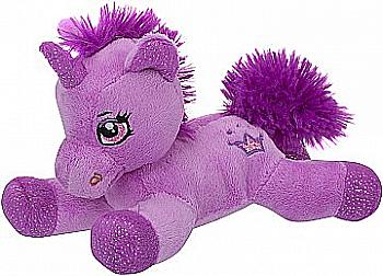 Мягкая игрушка Единорог лиловый 20 см, 5228